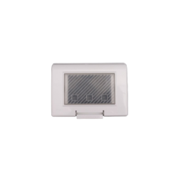 PLAQUE ETANCHE ENCASTREE RECTANGULAIRE 3 MODULES S43 BLANC|sfh|d441a0dd1e8b|