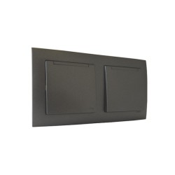 Gamme étanche Noir 2+2 modules|sfh|e91f5627a7b6|
