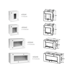 Boîte Apparente 2 modules|sfh|4767c70881b4|