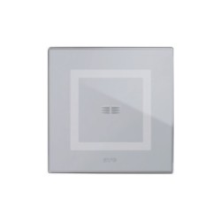 PLAQUE VERA 44 TOUCH CARRÉE GRIS OPAQUE 2 MODULES 1 COMMANDE|sfh|fd07c91530a9|