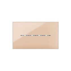 PLAQUE YOUNG TOUCH 44 RECTANGULAIRE SABLE 4 MODULES|sfh|6a103faefef6|