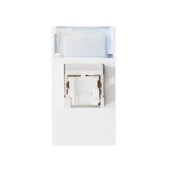 PRISE INFORMATIQUE 8+1 PLOTS RJ45 CAT 5ES STP BLANC|sfh|45cf396b62df|