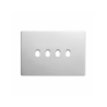 PLAQUE NEW STYLE 44 RECTANGULAIRE CORIAN BLANC 4 MODULES 4 COMMANDES|sfh|f001937ac039|