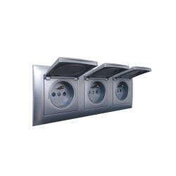 Gamme étanche Gris 2+2+2 modules|sfh|64e784bb2f48|